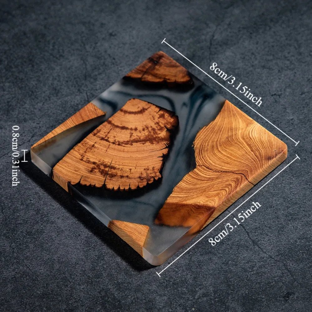 VAREON Coaster – Wood & Resin - Vareon