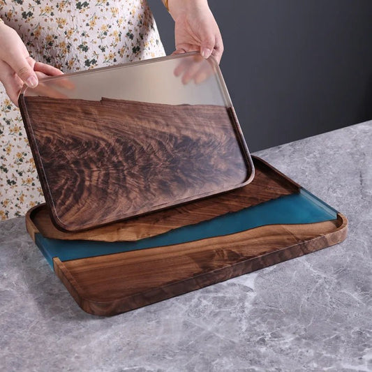 VAREON River Tray – Natural Walnut - Vareon