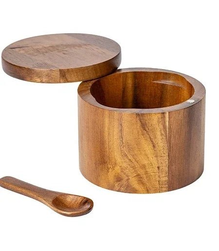 VAREON Salt Cellar – Acacia Wood - Vareon