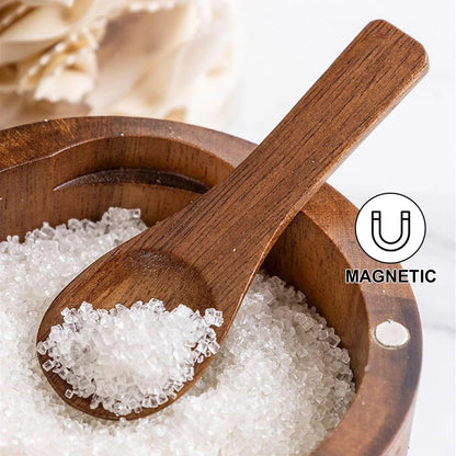 VAREON™ Salt Cellar — Solid Acacia Wood - Vareon